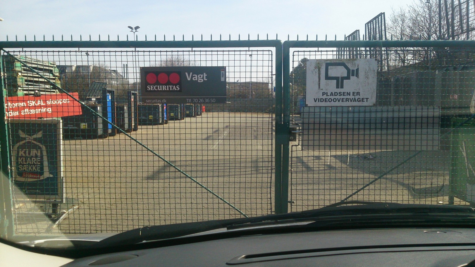 the gates of Mordor aka the junk yard